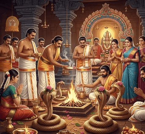 Sarpa Dosha Pooja in manhattan new york by Vikram